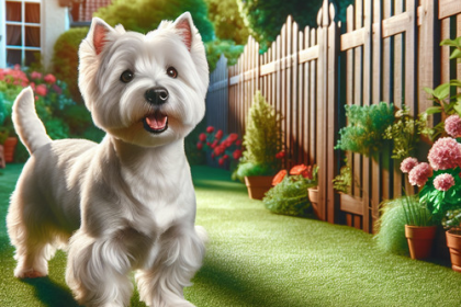 An image illustrating Cómo evitar que tu Westie escape del jardín