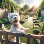An image illustrating Cómo evitar que tu Westie escape del jardín