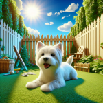 An image illustrating Cómo evitar que tu Westie escape del jardín