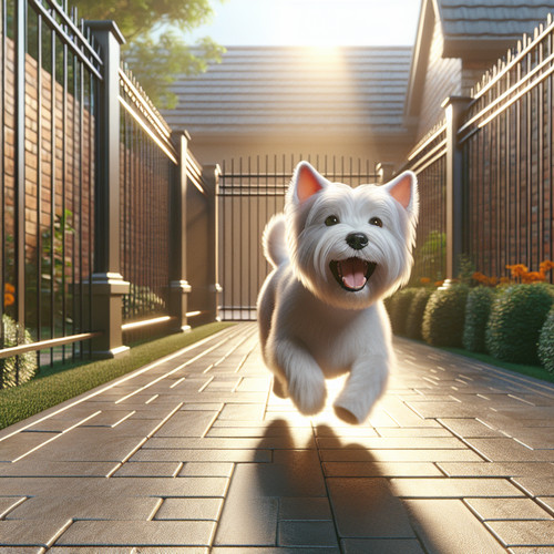 An image illustrating Cómo evitar que tu Westie escape del jardín