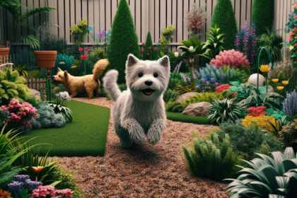 An image illustrating Cómo evitar que tu Westie escape del jardín