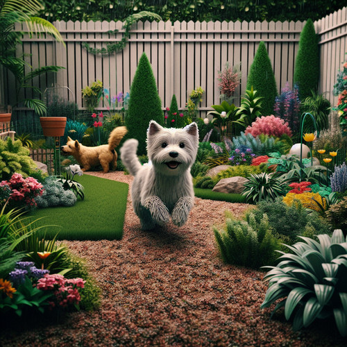 An image illustrating Cómo evitar que tu Westie escape del jardín