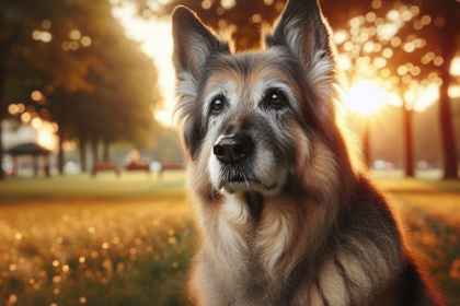 An image illustrating Cómo detectar signos de envejecimiento en un Pastor Alemán