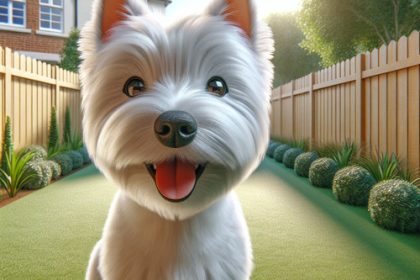 An image illustrating Cómo evitar que tu Westie escape del jardín