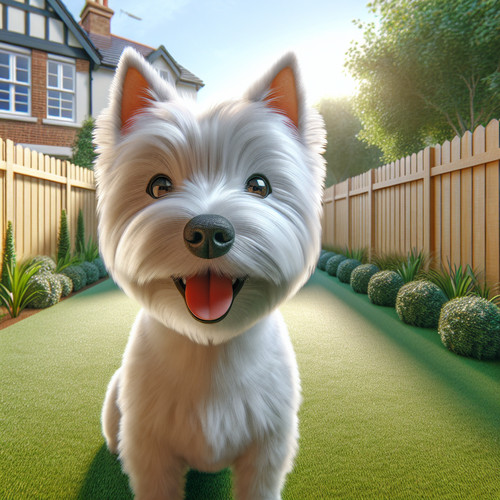 An image illustrating Cómo evitar que tu Westie escape del jardín