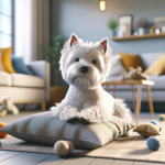 An image illustrating Cómo entrenar a tu Westie para quedarse solo