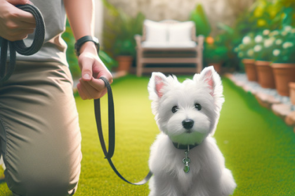 An image illustrating Cómo adiestrar a tu Westie para hacer sus necesidades