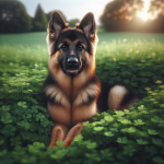 An image illustrating ¿A qué edad deja de crecer un perro pastor alemán?