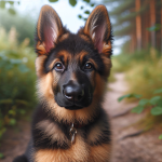 An image illustrating ¿A que edad deja de crecer un perro pastor aleman?