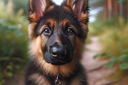 An image illustrating ¿A que edad deja de crecer un perro pastor aleman?