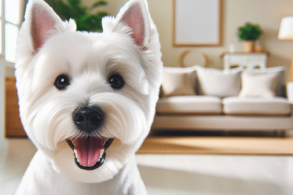 An image illustrating Qué hacer si tu Westie tiene mal aliento