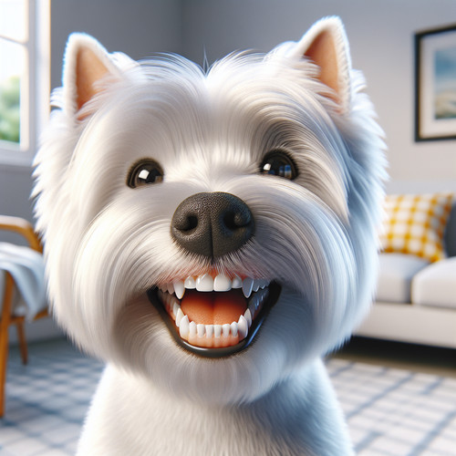 An image illustrating Qué hacer si tu Westie tiene mal aliento