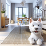 An image illustrating Los Westies pueden vivir en departamento - pros y contras