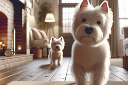 An image illustrating Por qué tu Westie te sigue a todas partes