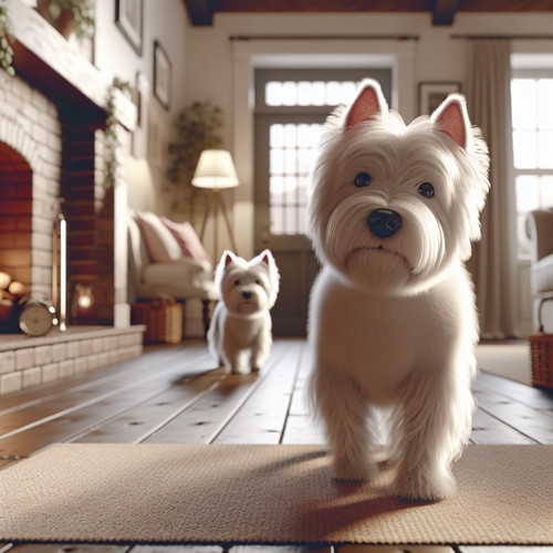 An image illustrating Por qué tu Westie te sigue a todas partes