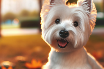 An image illustrating Cómo interpretar el lenguaje corporal de un Westie