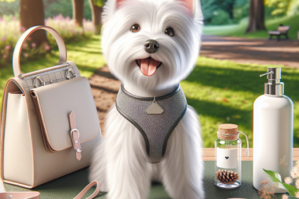 An image illustrating Los mejores accesorios para pasear a tu Westie