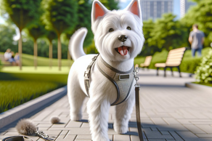 An image illustrating Los mejores accesorios para pasear a tu Westie