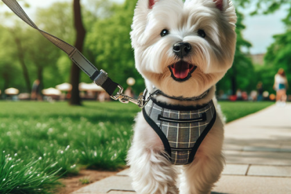 An image illustrating Los mejores accesorios para pasear a tu Westie
