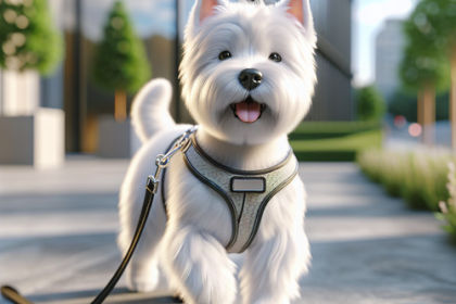 An image illustrating Los mejores accesorios para pasear a tu Westie
