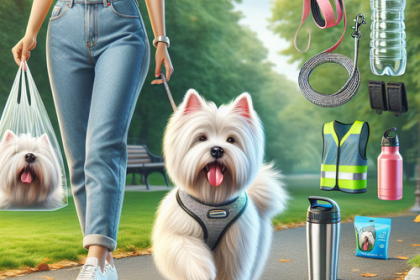 An image illustrating Los mejores accesorios para pasear a tu Westie