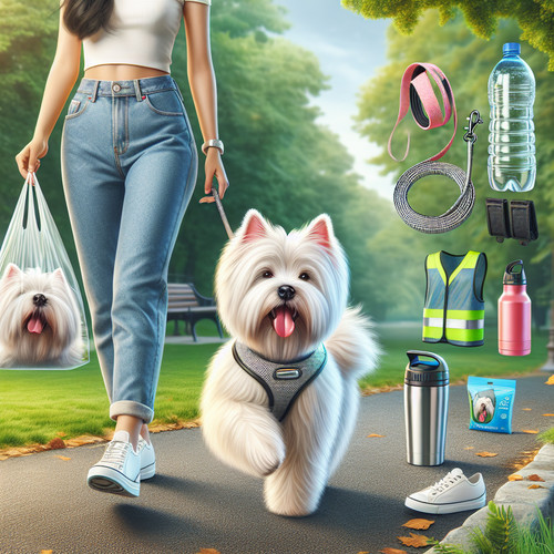 An image illustrating Los mejores accesorios para pasear a tu Westie