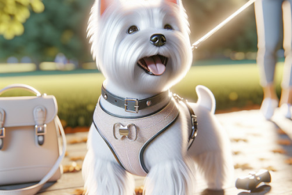 An image illustrating Los mejores accesorios para pasear a tu Westie