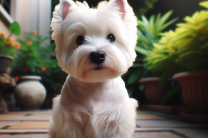 An image illustrating Cómo identificar un Westie de pura raza