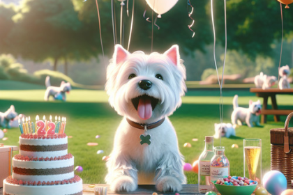 An image illustrating Cómo celebrar el cumpleaños de tu Westie