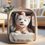 An image illustrating Cómo hacer que tu Westie ame su transportadora