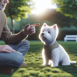 An image illustrating Cómo enseñar a tu Westie a quedarse quieto