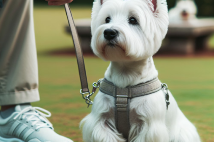 An image illustrating Cómo enseñar a tu Westie a quedarse quieto