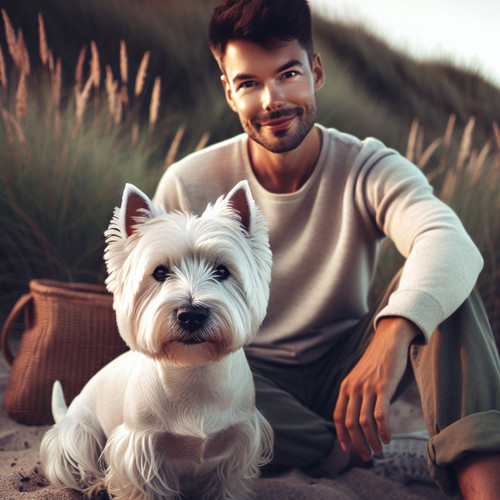 An image illustrating Cómo enseñar a tu Westie a quedarse quieto