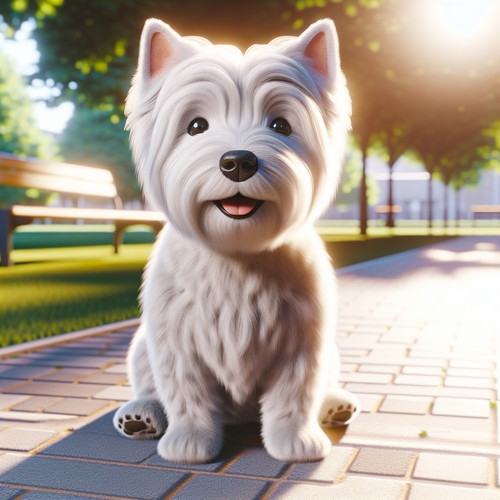 An image illustrating Cómo enseñar a tu Westie a quedarse quieto