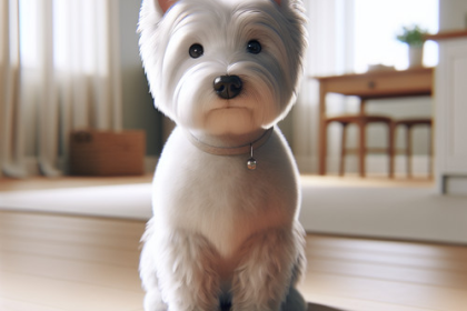 An image illustrating Cómo enseñar a tu Westie a quedarse quieto