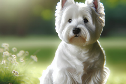 An image illustrating Cómo enseñar a tu Westie a quedarse quieto