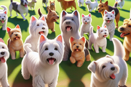 An image illustrating Cuáles son las mejores razas para convivir con un Westie
