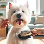 An image illustrating Cómo acostumbrar a tu Westie al cepillado
