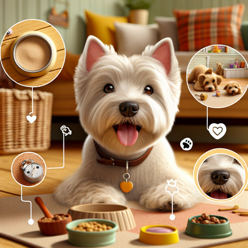 An image illustrating Cómo crear una rutina diaria ideal para tu Westie