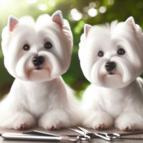 An image illustrating Diferencia entre grooming y stripping en Westies