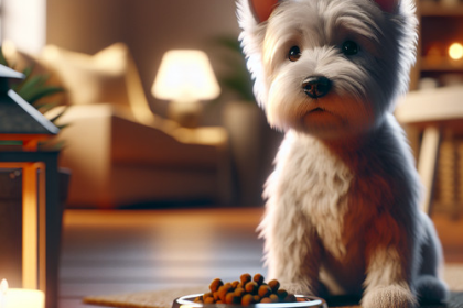 An image illustrating Qué hacer si tu Westie no quiere comer