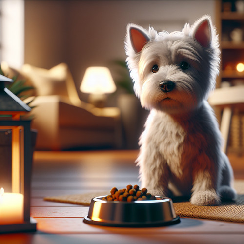 An image illustrating Qué hacer si tu Westie no quiere comer