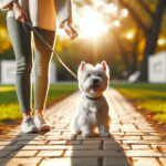 An image illustrating Cómo hacer que tu Westie obedezca sin castigos