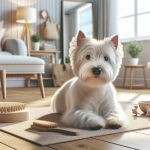 An image illustrating Cómo detectar y tratar el estrés en un Westie