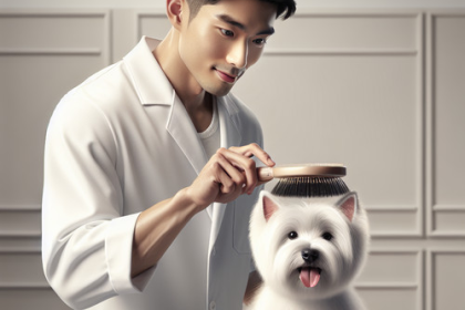 An image illustrating Qué cepillo profesional recomiendan los groomers de Westies