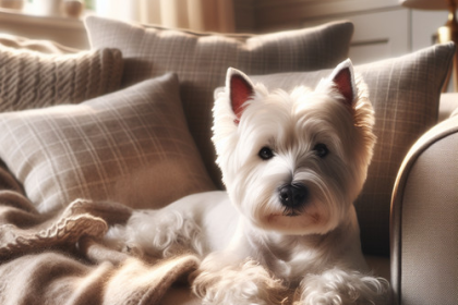 An image illustrating Cómo cuidar un Westie con piel sensible