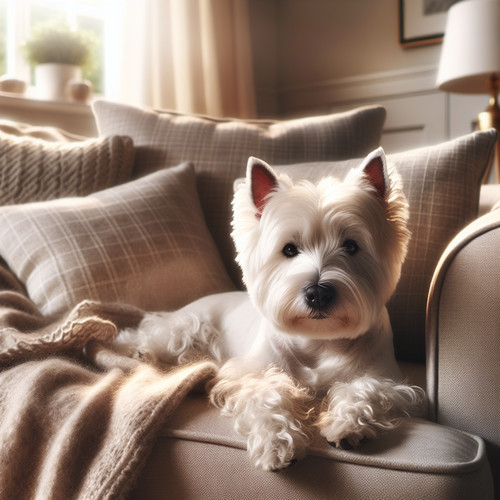 An image illustrating Cómo cuidar un Westie con piel sensible