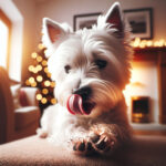 An image illustrating Qué hacer si tu Westie se lame las patas por ansiedad
