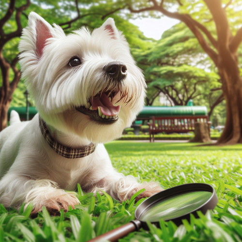 An image illustrating Cómo enseñarle a tu Westie a buscar objetos