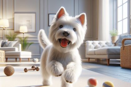 An image illustrating Juegos para estimular la mente de tu Westie en casa